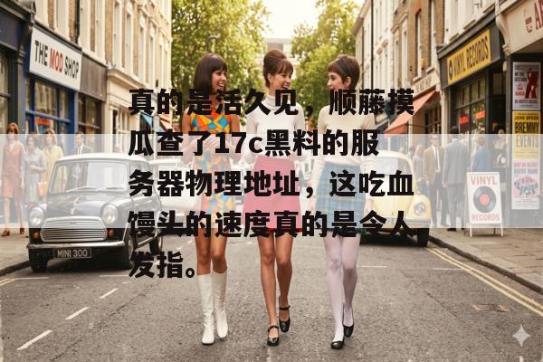 真的是活久见，顺藤摸瓜查了17c黑料的服务器物理地址，这吃血馒头的速度真的是令人发指。